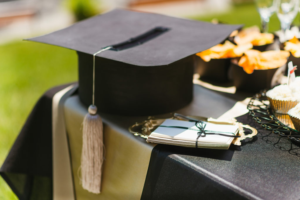 Square academic cap for graduation